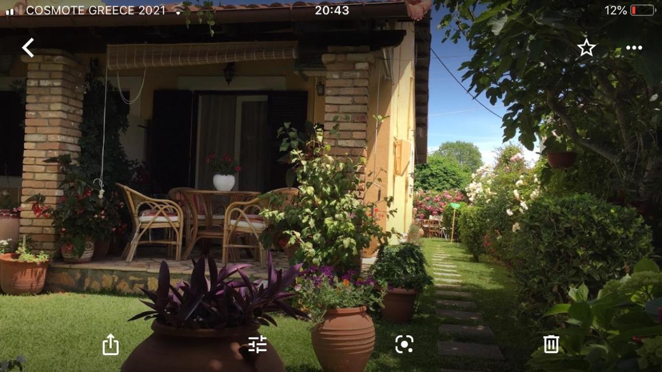 Villa Tina Country Beach Apartments Acharavi  Ruang foto